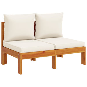 vidaXL 10-piece Garden Sofa Set with Cushions Solid Acacia Wood
