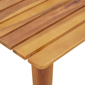 vidaXL Garden Chair 3 pcs Brown Solid Acacia Wood