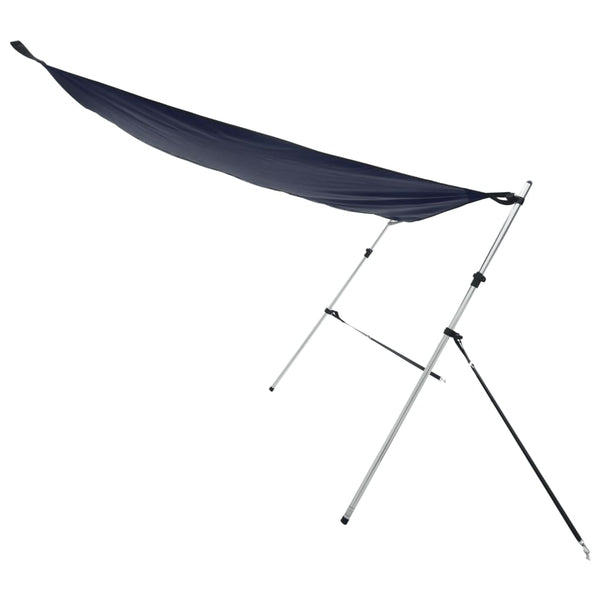 vidaXL T-Top Extension Blue 170x170x(113-182.5) cm
