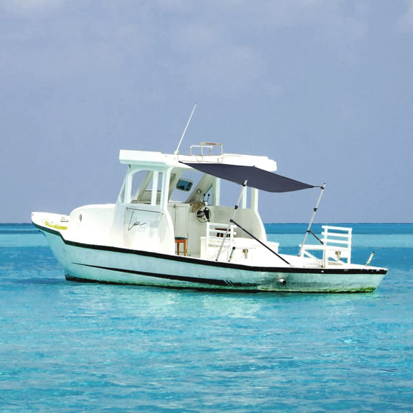 vidaXL T-Top Extension Blue 170x170x(113-182.5) cm