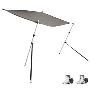 vidaXL T-Top Extension Shade Anthracite 174x205x(115-194) cm