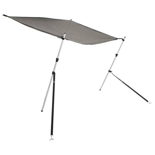 vidaXL T-Top Extension Shade Anthracite 174x205x(115-194) cm