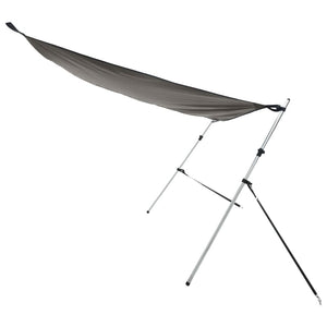 vidaXL T-Top Extension Shade Anthracite 174x205x(115-194) cm