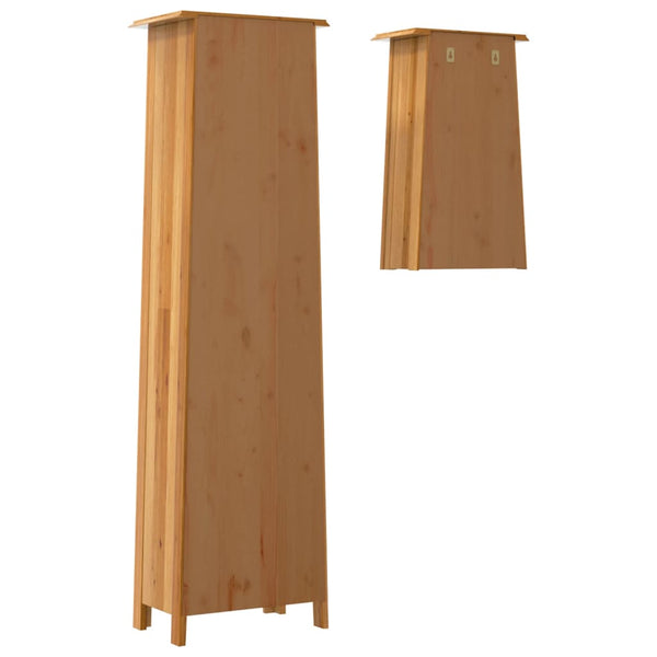 vidaXL 2-Piece Solid Pine Bathroom Furniture Set