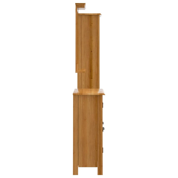 vidaXL 4-Piece Bathroom Furniture Set Solid Pine Wood