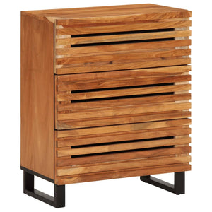 vidaXL Sideboard 3 Pieces 60x34x75 cm Solid Acacia Wood