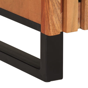 vidaXL Sideboard 3 Pieces 60x34x75 cm Solid Acacia Wood