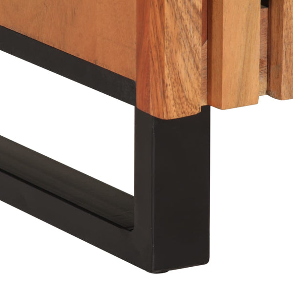 vidaXL Sideboard 3 Pieces 60x34x75 cm Solid Acacia Wood
