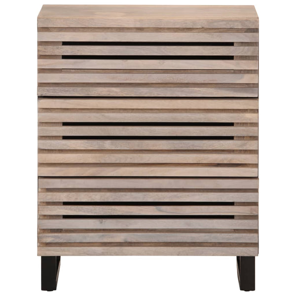 vidaXL Sideboard 2 pcs. 60x34x75 cm Solid Mango Wood
