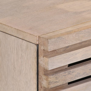 vidaXL Sideboard 2 pcs. 60x34x75 cm Solid Mango Wood