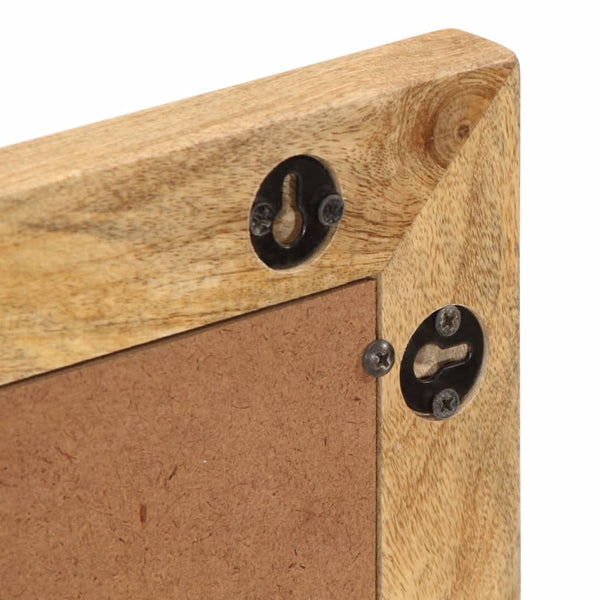 vidaXL 2-Piece Bathroom Cabinet Set Rough Mango Wood