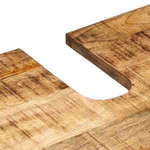 vidaXL 2-Piece Bathroom Cabinet Set Rough Mango Wood