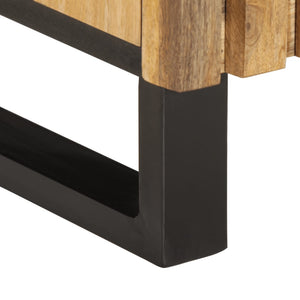 vidaXL 2-Piece Bathroom Cabinet Set Rough Mango Wood