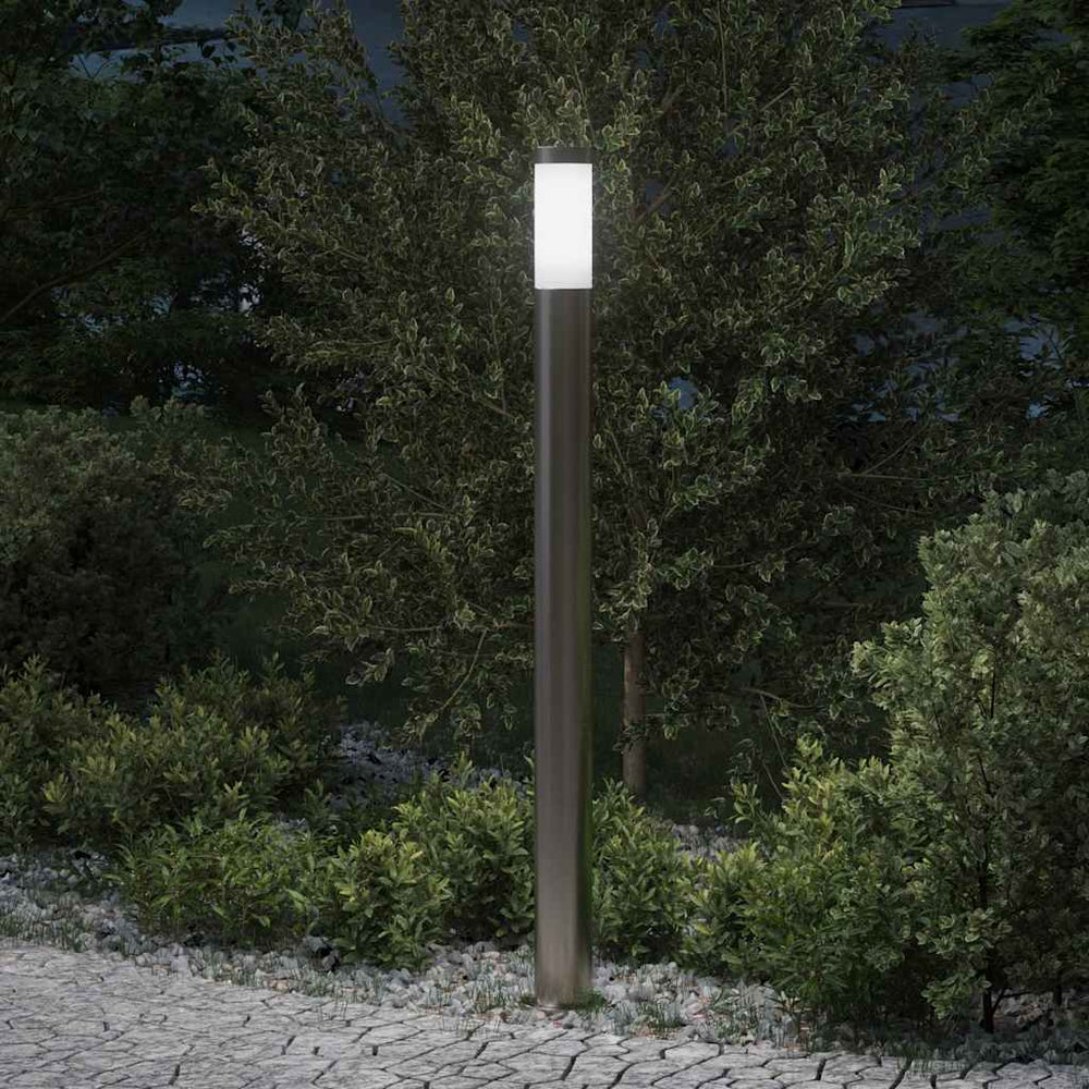 vidaXL Bollard Lamp 110 cm Stainless Steel IP44
