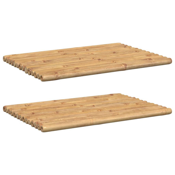 Bambus Badematten 70x50 cm, 2er Set