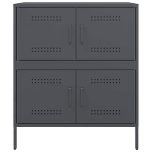 Anthrazit Sideboard 68x39x79 cm Stahl