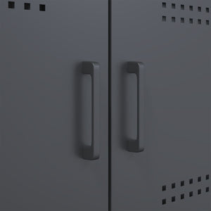 vidaXL Sideboard Anthracite 100.5x39x79 cm Steel