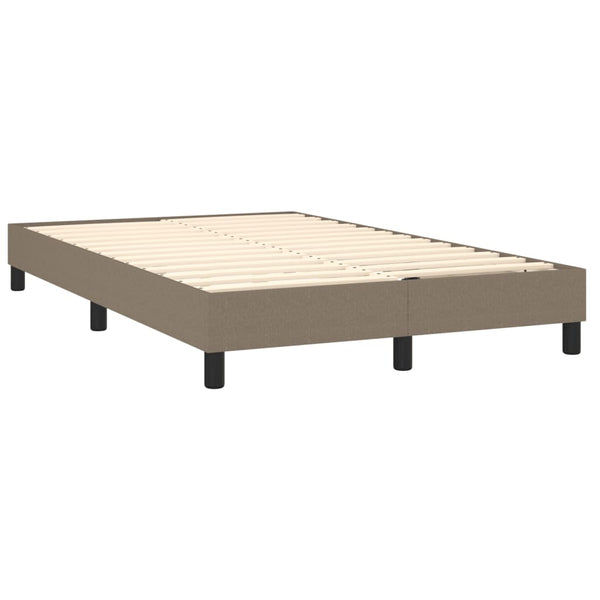 Boxspringbett mit LED & Matratze Taupe 120x190 cm