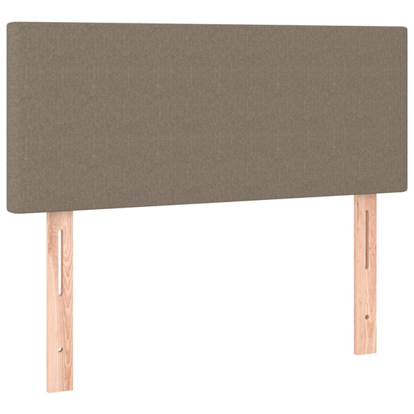 Boxspringbett mit LED & Matratze Taupe 120x190 cm