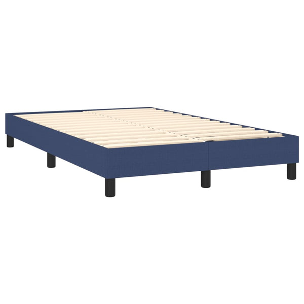 Boxspringbett mit LED 120x190 cm Blau