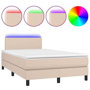 Boxspringbett mit Matratze & LED 120x190 cm