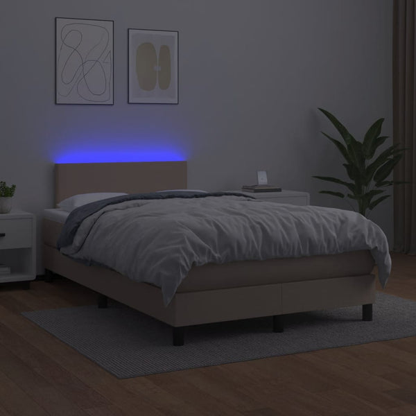 Boxspringbett mit Matratze & LED 120x190 cm