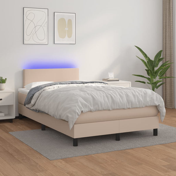 Boxspringbett mit Matratze & LED 120x190 cm