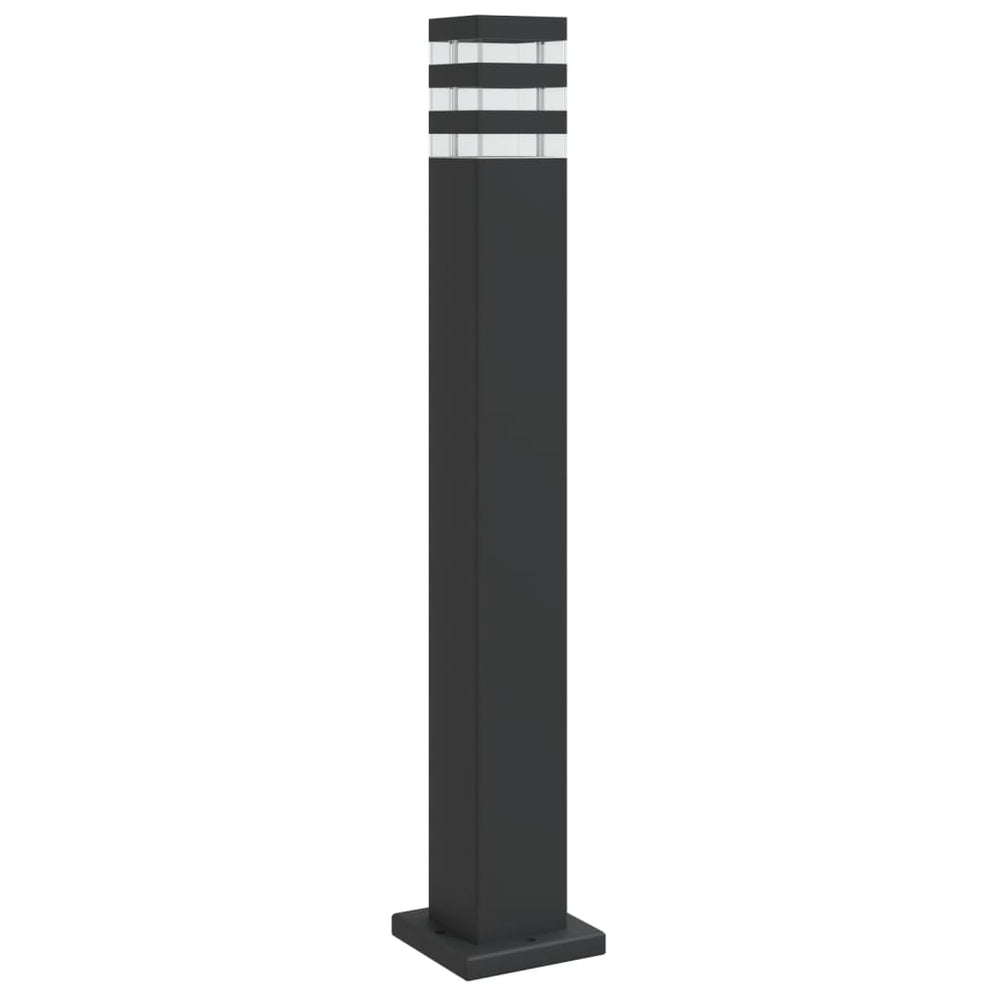 vidaXL Path Light Black 80 cm Aluminum