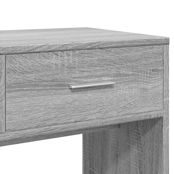 vidaXL 3-Piece Dressing Table Set Grey Sonoma Chipboard
