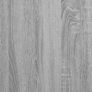 vidaXL 3-Piece Dressing Table Set Grey Sonoma Chipboard
