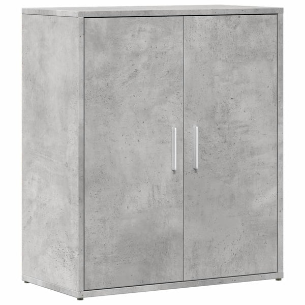 vidaXL Sideboards 2 pcs. Concrete Grey 60x31x70 cm Engineered Wood