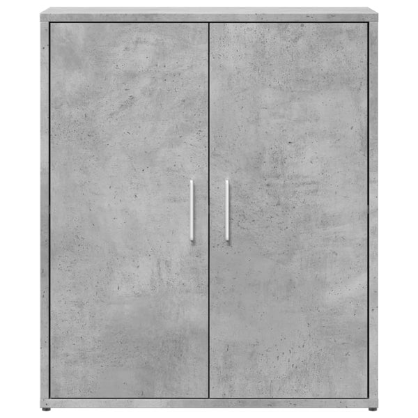 vidaXL Sideboards 2 pcs. Concrete Grey 60x31x70 cm Engineered Wood