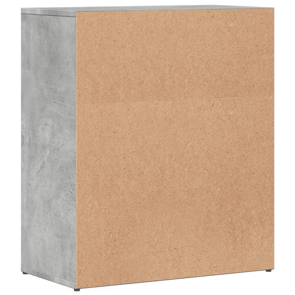 vidaXL Sideboards 2 pcs. Concrete Grey 60x31x70 cm Engineered Wood