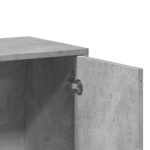 vidaXL Sideboards 2 pcs. Concrete Grey 60x31x70 cm Engineered Wood