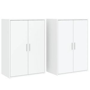 vidaXL Sideboards 2 pcs. White 60x31x84 cm Engineered Wood