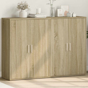 vidaXL Sideboards 2 pcs. Sonoma Oak 60x31x84 cm Engineered Wood