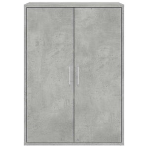 vidaXL Sideboards 2 pcs. Concrete Gray 60x31x84 cm Engineered Wood