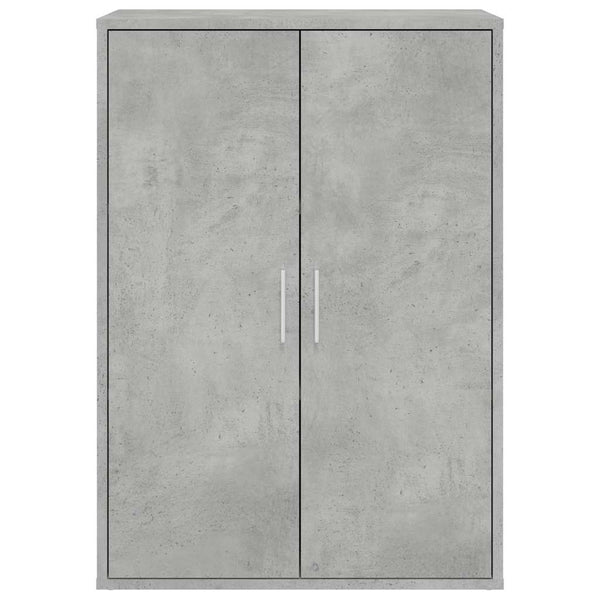 vidaXL Sideboards 2 pcs. Concrete Gray 60x31x84 cm Engineered Wood