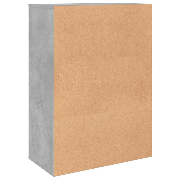 vidaXL Sideboards 2 pcs. Concrete Gray 60x31x84 cm Engineered Wood