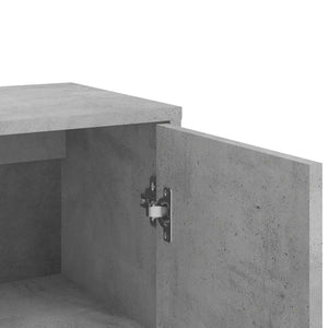 vidaXL Sideboards 2 pcs. Concrete Gray 60x31x84 cm Engineered Wood