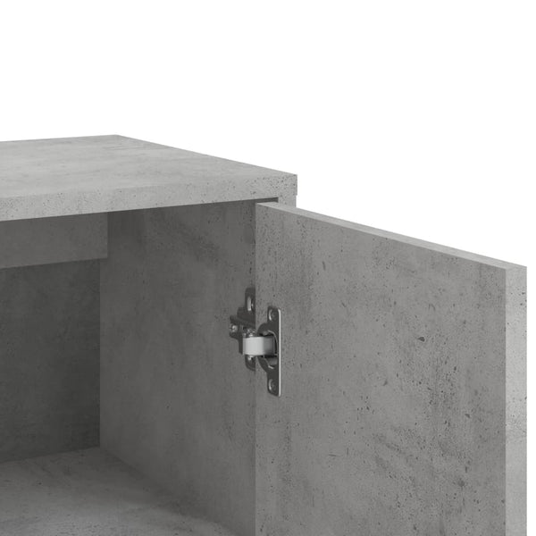 vidaXL Sideboards 3 pcs. Concrete Grey 60x31x84 cm Engineered Wood