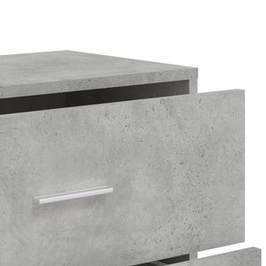 vidaXL Sideboards 3 pcs. Concrete Grey 60x31x84 cm Engineered Wood