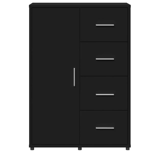 vidaXL Sideboards 2 pcs. Black 60x31x84 cm Engineered Wood