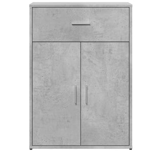 vidaXL Sideboards 2 pcs. Concrete Grey 60x30x84 cm Engineered Wood