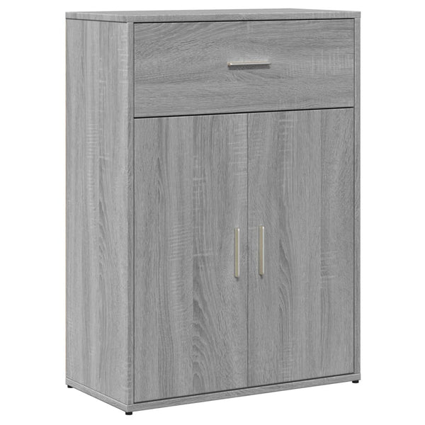 vidaXL Sideboards 2 pcs. Grey Sonoma 60x30x84 cm Engineered Wood