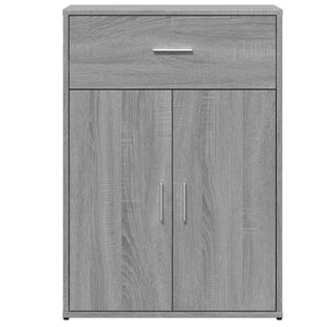 vidaXL Sideboards 2 pcs. Grey Sonoma 60x30x84 cm Engineered Wood