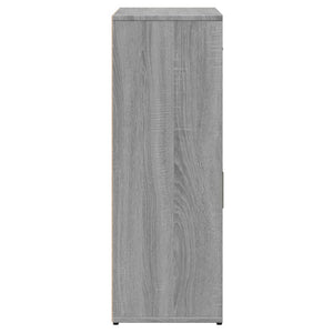 vidaXL Sideboards 2 pcs. Grey Sonoma 60x30x84 cm Engineered Wood