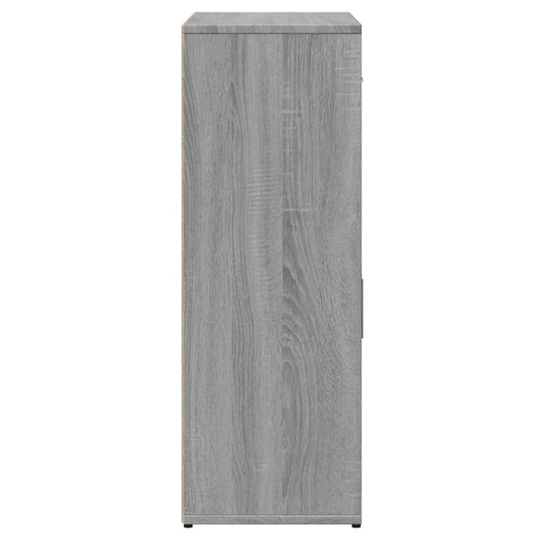 vidaXL Sideboards 2 pcs. Grey Sonoma 60x30x84 cm Engineered Wood