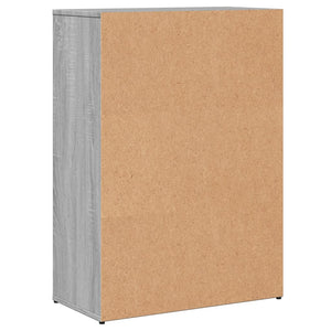 vidaXL Sideboards 2 pcs. Grey Sonoma 60x30x84 cm Engineered Wood