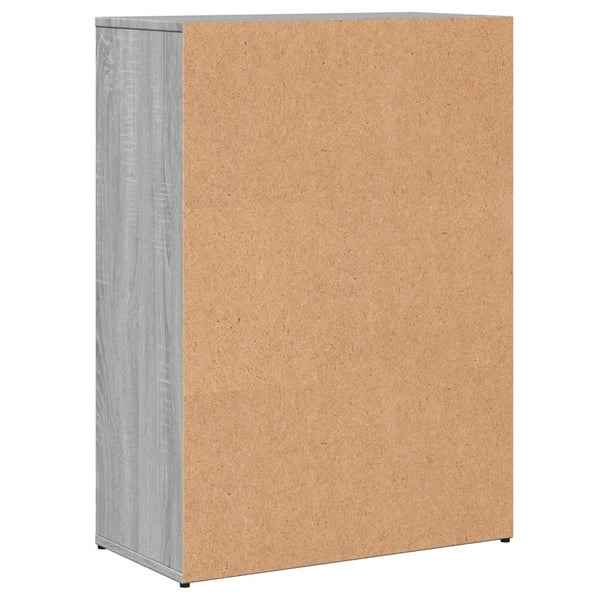 vidaXL Sideboards 2 pcs. Grey Sonoma 60x30x84 cm Engineered Wood